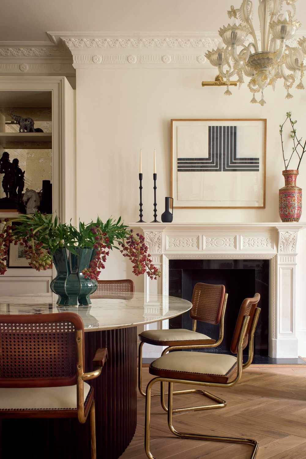 Anahita+Rigby+Interior+Architect+Design+-+Marylebone+London+Dining+fireplace (1)